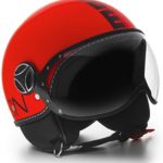 Casco Demi-Jet MOMO Design Fgtr Taglia L Colore Arancio Fluo  Frost