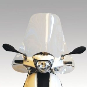 PARABREZZA COMPLETO DI ATTACCHI  ISOTTA PIAGGIO NEW FLY 50-125  (2014-2018) CODICE SC4105, NUOVO