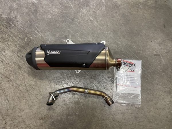 Marmitta Mivv  Silenziatore  Acciaio Inox  Come nuova Beverly 125 (2010-2016)   Km 3000 Perfetta Come nuova Codice 00.C.PG.0019.K , USATO