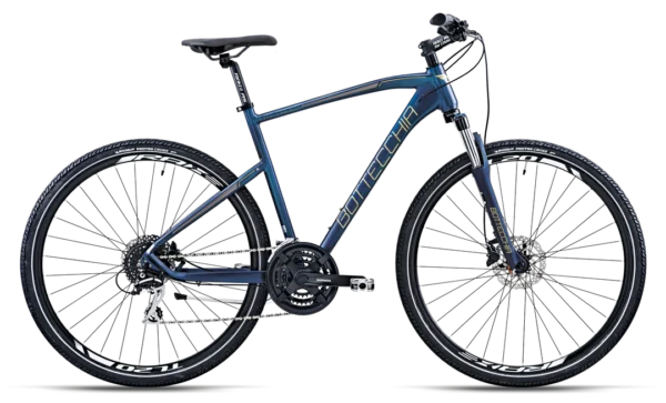 Bicicletta LITE CROSS 28 TREKKING " 320 FS ACERA DISK 24s MAN” Alluminio 21 V Telaio  Misura 52 Colore Blu Lucido 2025