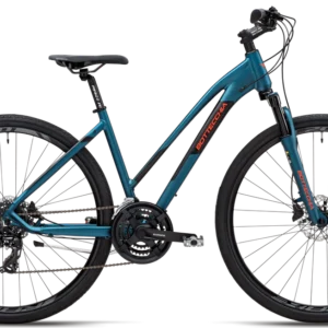 BICICLETTA TREKKING LITE CROSS 28 TREKKING " 321 FS ACERA DISK 24s LADY” Alluminio 21 V Telaio  Misura 44 Colore Blu Opaco 2024