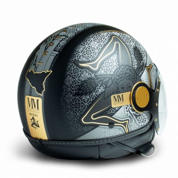 Novita' Nuovo  Casco Sicilia Trinacria  LIMITED EDITION MM Independent Pronta consegna taglia L, SPEDIZIONE GRATUITA