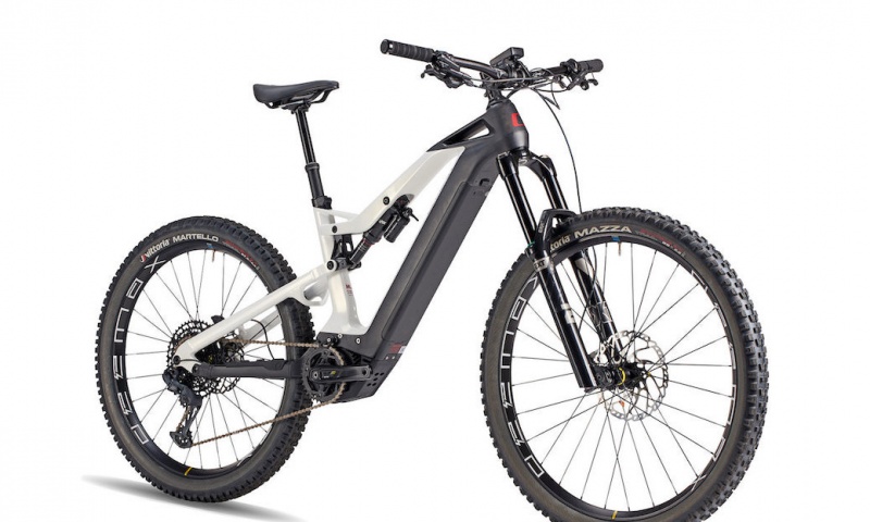 Bicicletta Mtb  E-Bike Olympia Full “KARBO EDGE 2023  900 SPORT EXT ” Carbonio  Taglia L-XL  Bianca-Nera