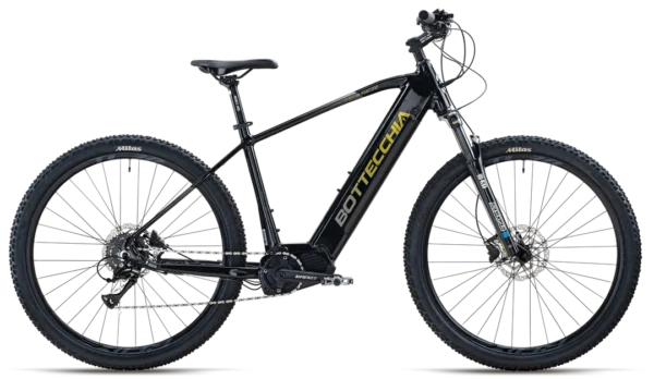 Bicicletta Mtb  E-Bike Front  Bottecchia 2024 BE 33 TEASER Motore OLIEDS Batteria 630 Panasonic  Motore 85 NM ” Alluminio  Taglia S Telaio 40 Colore NERO LUCIDO