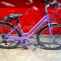 Bicicletta City-Bike “By Molinari “ Donna Alluminio 6 V colore Viola  Lucido