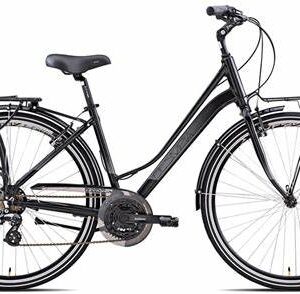 Bicicletta City-Bike Olympia “College 2023” Donna colore Nera-Argento