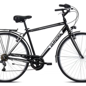 Bicicletta City-Bike “By Molinari “ Uomo Acciaio  6 V Taglia 43 colore Nera Opaca Marrone