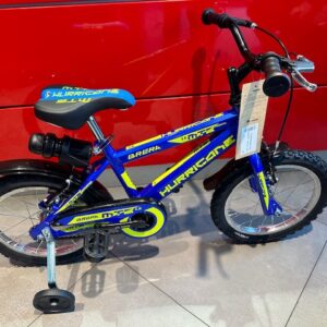 Bicicletta Bimba  Brera" HURRICANE ” Ruota 16 Cambio 1 Velocita’ Colore Gialla Blu