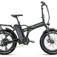 Bicicletta E-Bike BOTTECCHIA  “BE 01 PITBULL 2023 FAT 20  Motore Ruota posteriore  Batteria  522 Wh  Alluminio Donna Colore Verde Opaca ,