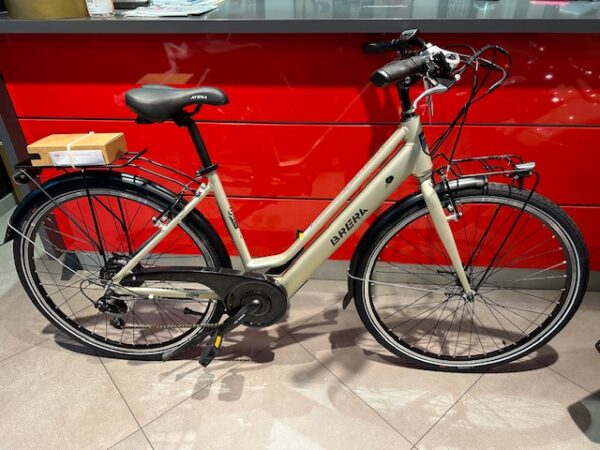 Bicicletta E-Bike BRERA  HORIZONTE  28 Urban Alluminio 7V Donna Colore SABBIA OPACO TELAIO MISURA 43 , NUOVO