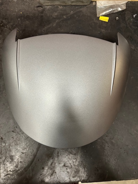 Cover Coperchio Bauletto Shad Kymco -Sym Agility, completa colore Grigio Grigio Opaco Scura, NUOVO