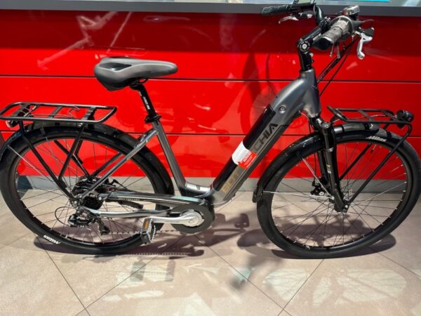 Bicicletta NEW E-Bike BOTTECCHIA  "BE 20 RICHMOND LADY 2024  28 POLLICI TAGLIA 48 Centrale Batteria 504  Wh   Alluminio Donna ARGENTO Lucida