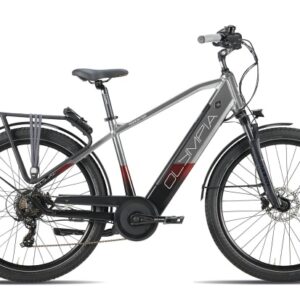 Bicicletta E-Bike Olympia "Roadster 2025 Man 700 “ Batteria 576 Wh Alluminio Donna Colore Nero-Rossa-Antracite   ,NUOVA